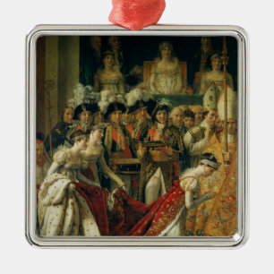 The Consecration of the Emperor Napoleon Metal Ornament
