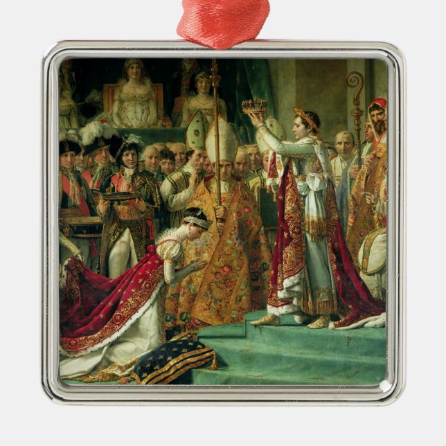 The Consecration of the Emperor Napoleon Metal Ornament (Front)