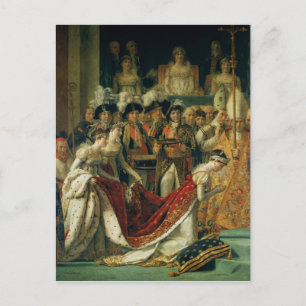 The Consecration of the Emperor Napoleon Postcard