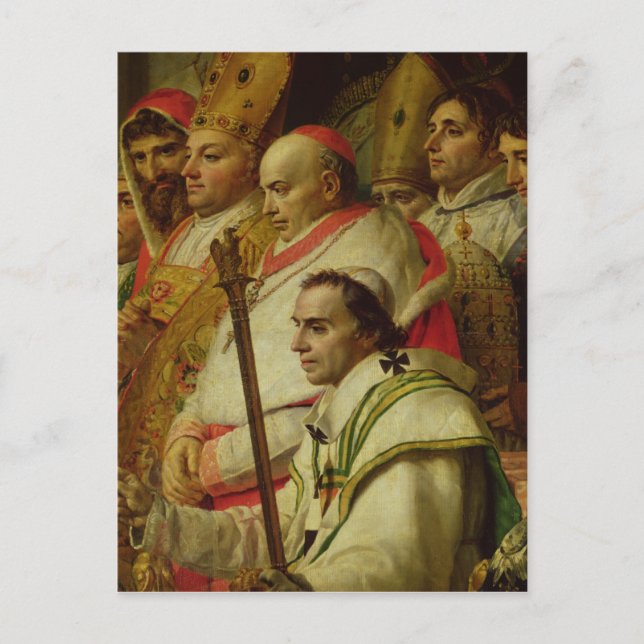 The Consecration of the Emperor Napoleon Postcard (Front)