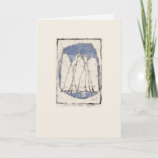 The constant chatter in my mind card (Front)