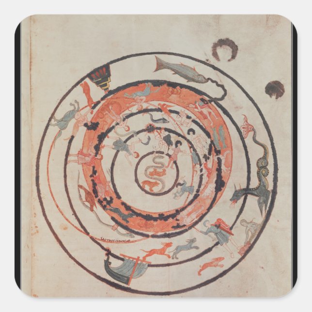 The Constellations from 'Les Phenomenes' Square Sticker (Front)