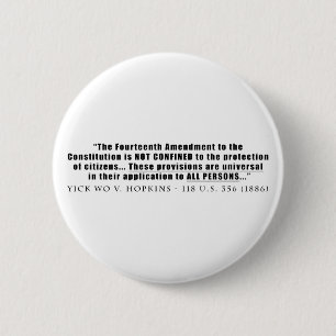The Constitution Applies to ALL PERSONS 2 Inch Round Button