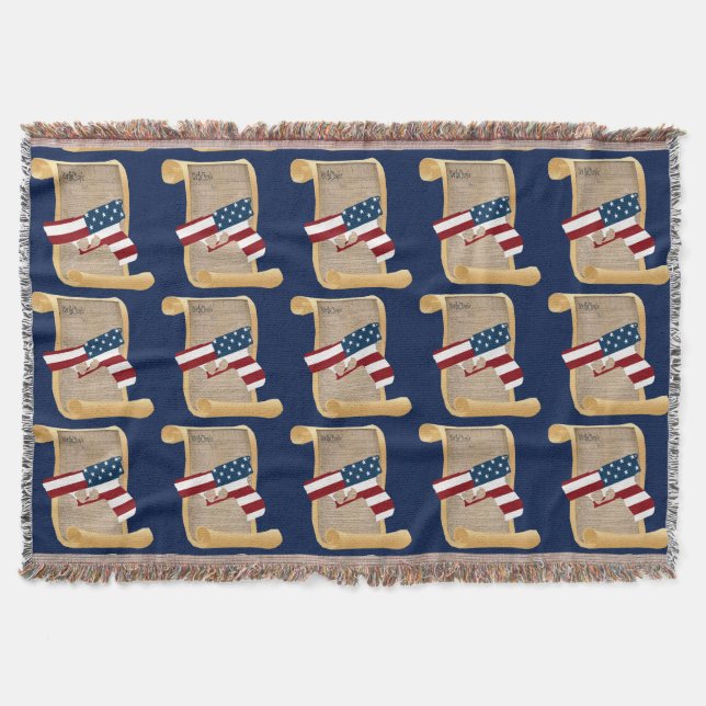 The Constitution Throw Blanket (Front)
