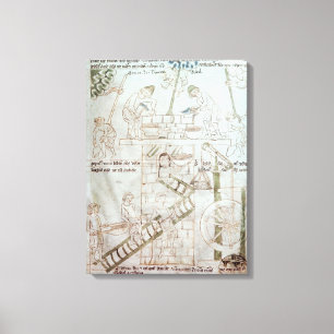 The Construction of the Tower of Babel Canvas Print