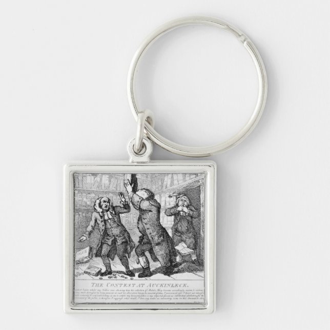 The Contest at Auckinleck Keychain (Front)