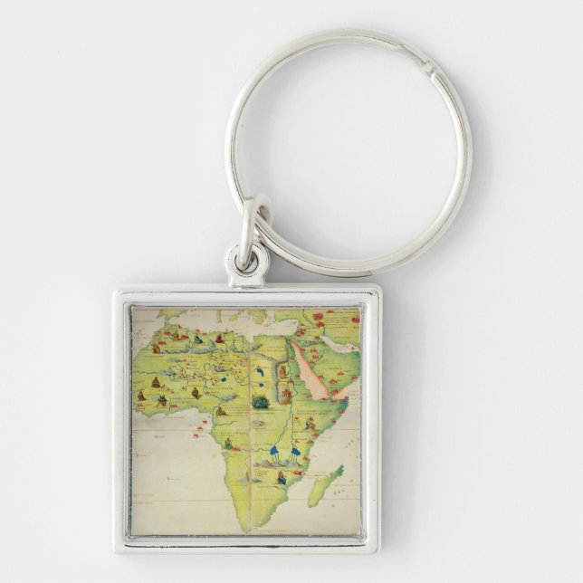 The Continent of Africa Keychain (Front)