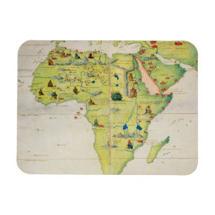The Continent of Africa Magnet