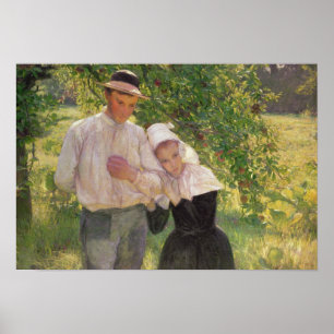 The Convalescent, 1896 Poster