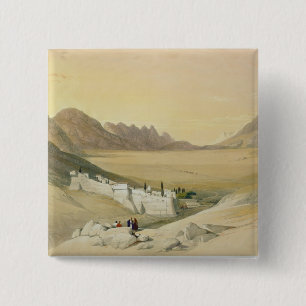The Convent of St. Catherine, Mount Sinai 2 Inch Square Button