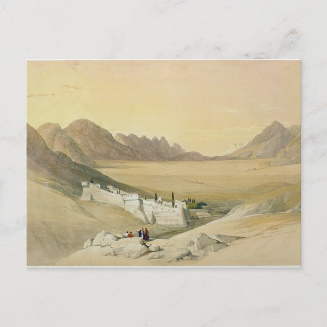 The Convent of St. Catherine, Mount Sinai Postcard (Front)