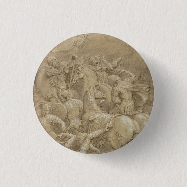 The Conversion of Saint Paul 1 Inch Round Button (Front)
