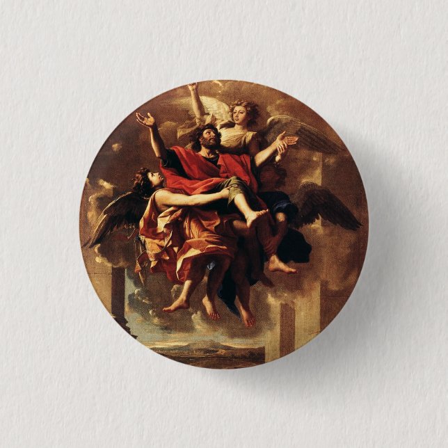 The Conversion of Saint Paul 1 Inch Round Button (Front)