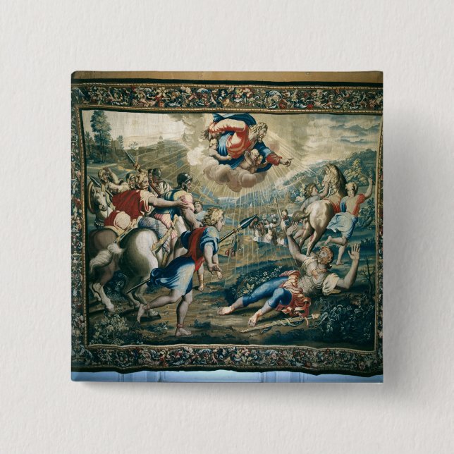 The Conversion of St. Paul 2 Inch Square Button (Front)