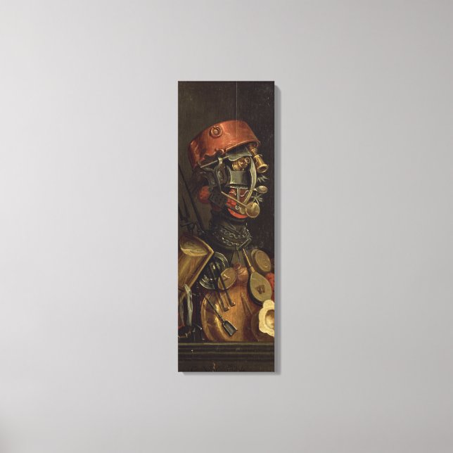 The Cook (oil on panel) Canvas Print (Front)