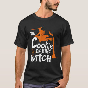 The Cookie Baking Witch Funny Baker Halloween Desi T-Shirt