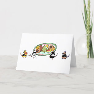 The cookie plate haul holiday card