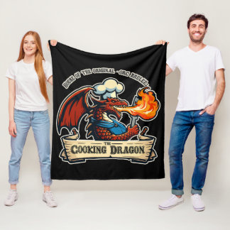 The Cooking Dragon Fleece Blanket
