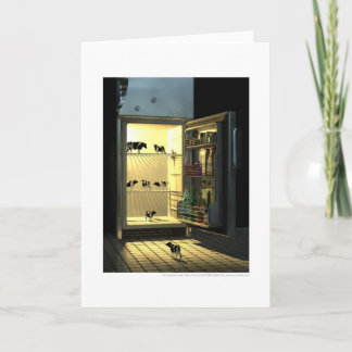 The cool cows / Les vaches cool Card