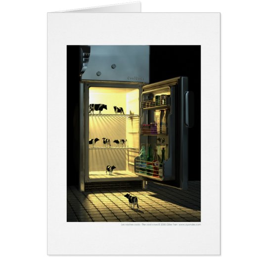 The cool cows / Les vaches cool Card