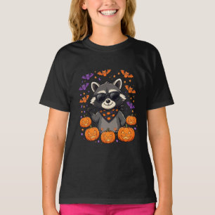 The Cool Halloween Raccoon: Spooky Meets Stylish  T-Shirt