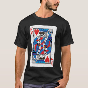 The Cool King of Hearts - Funny Poker Night T-Shirt