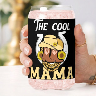 The Cool Mama Western Mother’s Day Unique Can Glass