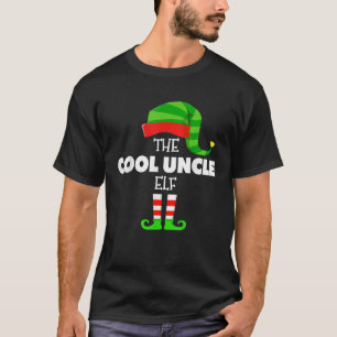 The COOL UNCLE ELF Group Matching Family Christmas T-Shirt