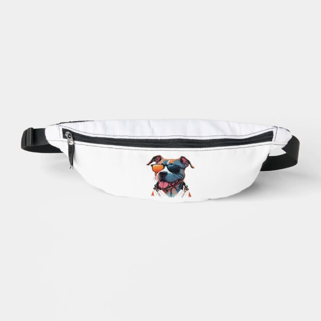 The coolest dog in the world fanny pack (Front)