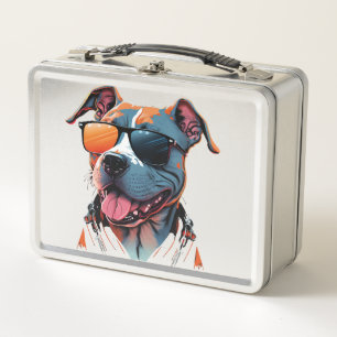 The coolest dog in the world metal lunch box