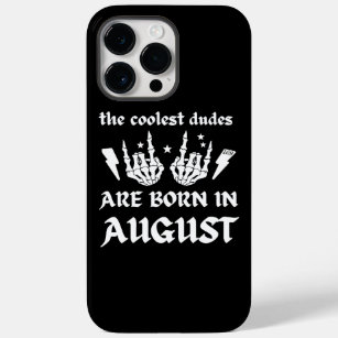 THE COOLEST DUDES ARE BORN IN AUGUST birthday      Case-Mate iPhone 14 Pro Max Case