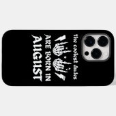 THE COOLEST DUDES ARE BORN IN AUGUST birthday      Case-Mate iPhone Case (Back (Horizontal))