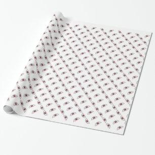 The Coolest Girls Around Play Ice Hockey Wrapping Paper