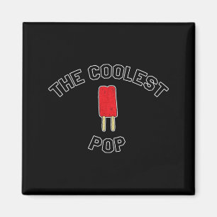 The coolest pop cool dad shirt summer bbq father's magnet