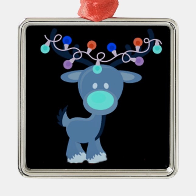 **THE COOLEST RUDOLPH** CHRISTMAS ORNAMENT (Front)
