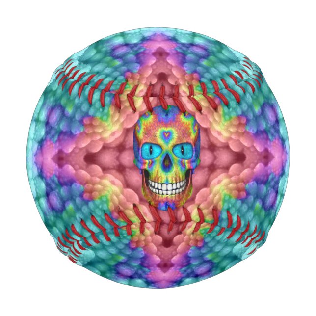 The Coolest  Vintage Kaleidoscope Baseball (Front)