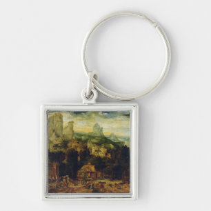 The Coppermine (oil on panel) Keychain