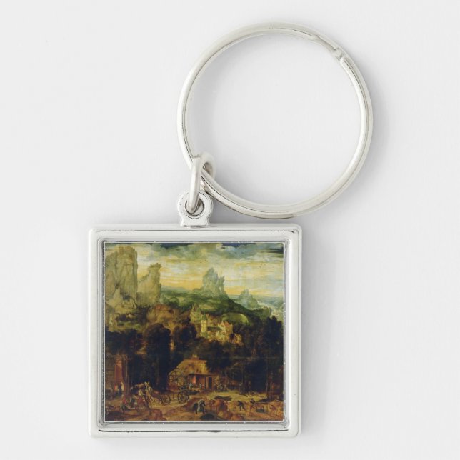 The Coppermine (oil on panel) Keychain (Front)