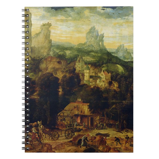 The Coppermine (oil on panel) Notebook (Front)