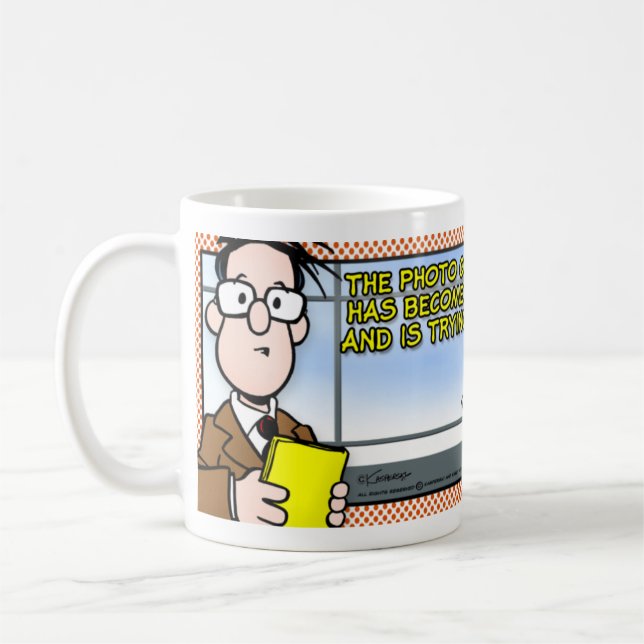 The Copy Machine Coffee Mug (Left)