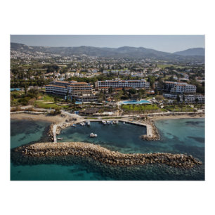 The Coral Beach Hotel Paphos, Cyprus Poster