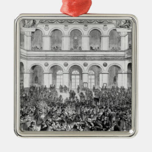 The 'Corbeille' at the Paris Bourse, 1873 Metal Ornament