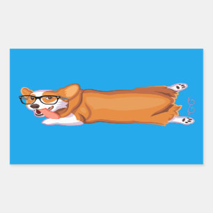 The Corgi Sploot Sticker