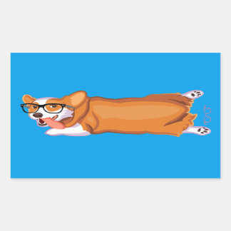 The Corgi Sploot Sticker