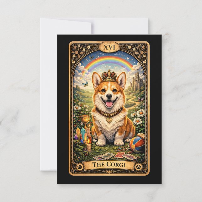 The Corgi Tarot Card (Front)