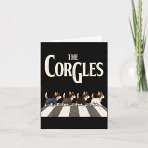 The Corgles Funny Cute Corgi Dog Lovers Birthday Card