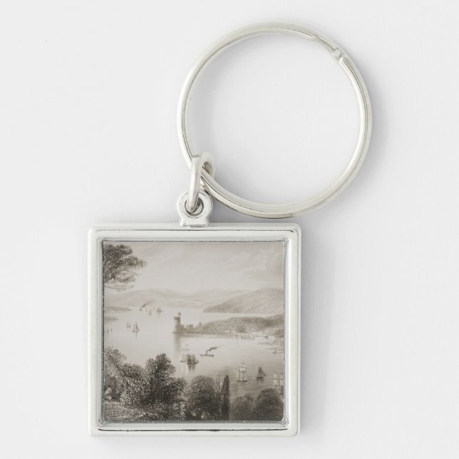 The Cork River from below Glanmire Road Keychain (Front)