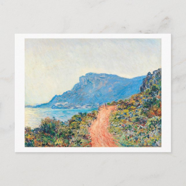 The Corniche Landscape by Claude Monet Postcard (Front)
