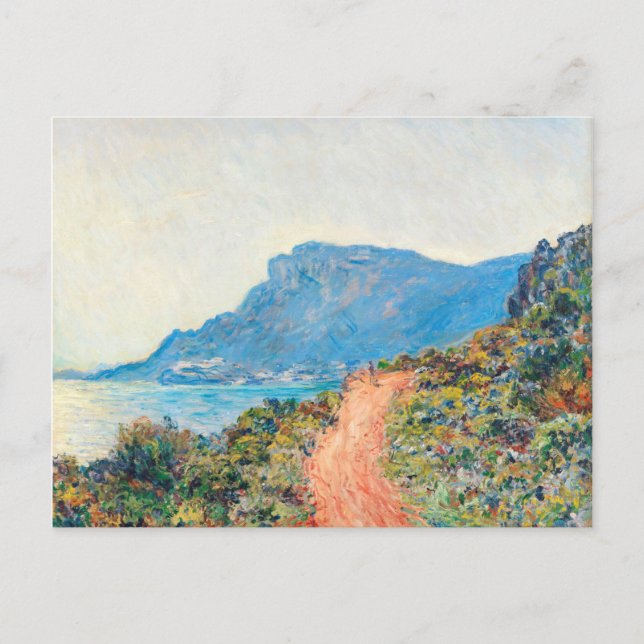 The Corniche near Monaco by Claude Monet Postcard (Front)