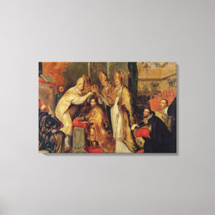 The Coronation of Charles V  Holy Roman Emperor Canvas Print